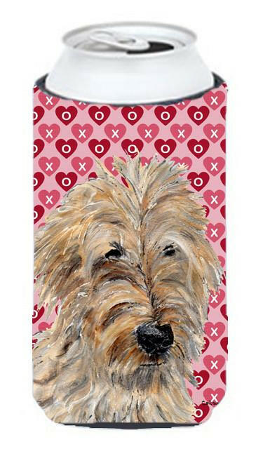 Golden Doodle 2 Hearts and Love Tall Boy Beverage Insulator Hugger SC9715TBC by Caroline&#39;s Treasures