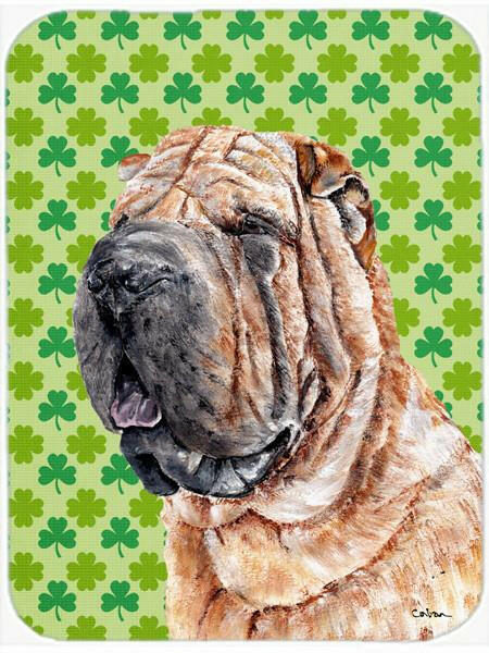 Shar Pei Lucky Shamrock St. Patrick's Day Mouse Pad, Hot Pad or Trivet SC9719MP by Caroline's Treasures