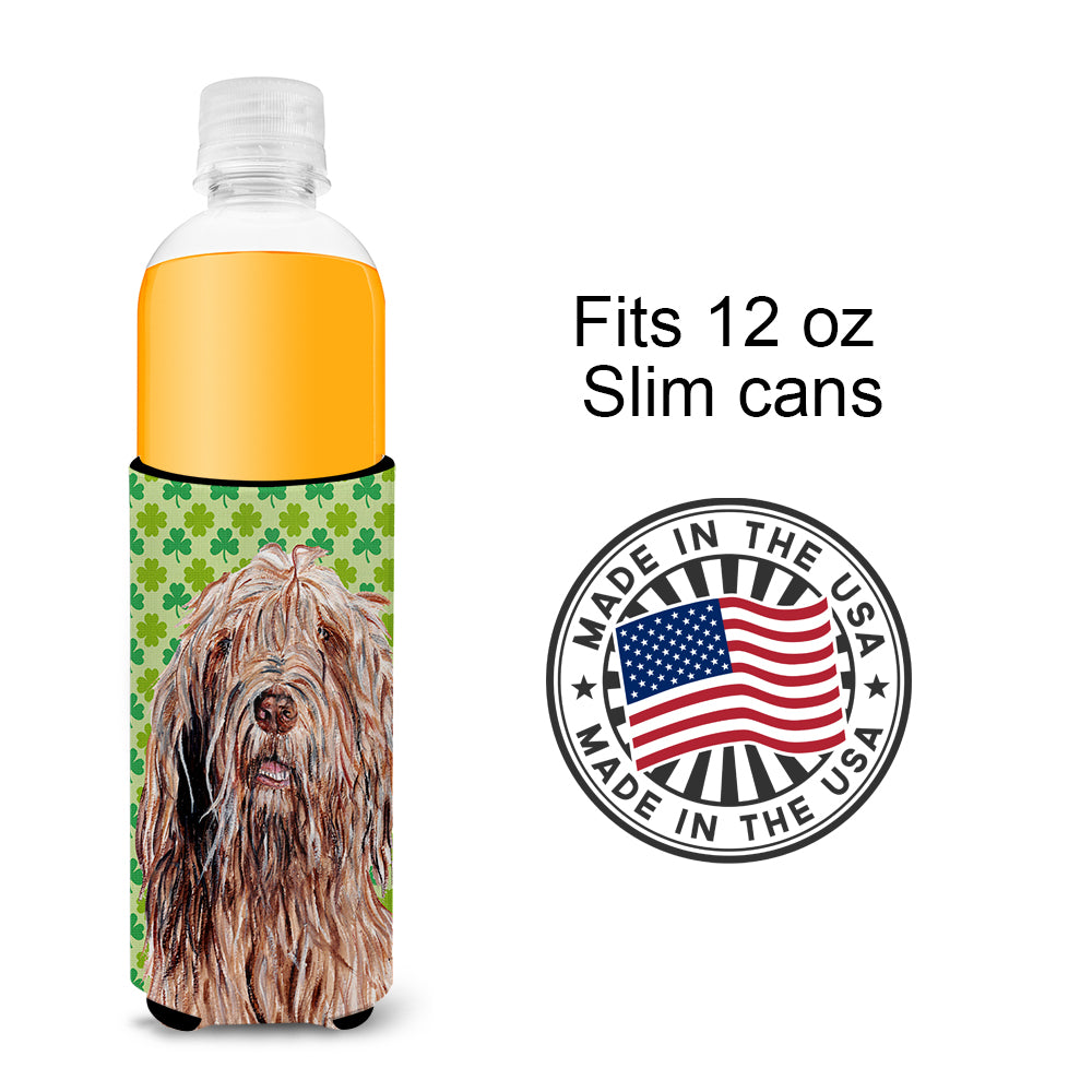 Otterhound Lucky Shamrock St. Patrick's Day Ultra Beverage Insulators for slim cans SC9733MUK.