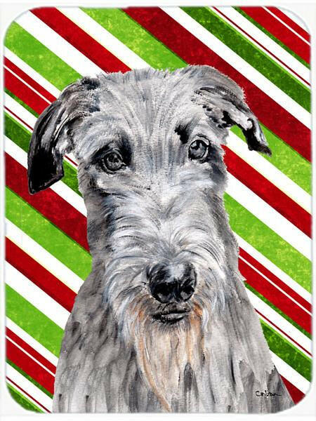 Scottish Deerhound Candy Cane Christmas Mouse Pad, Hot Pad or Trivet SC9802MP by Caroline&#39;s Treasures
