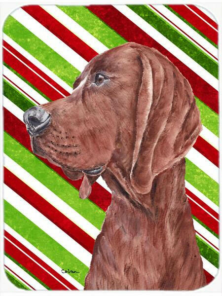 Redbone Coonhound Candy Cane Christmas Mouse Pad, Hot Pad or Trivet SC9803MP by Caroline&#39;s Treasures