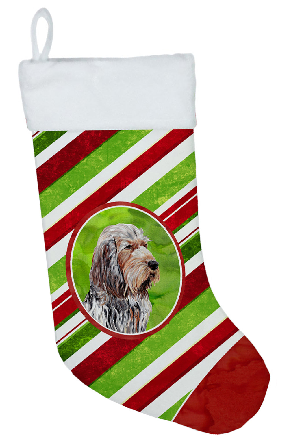 Otterhound Candy Cane Christmas Christmas Stocking SC9804-CS  the-store.com.