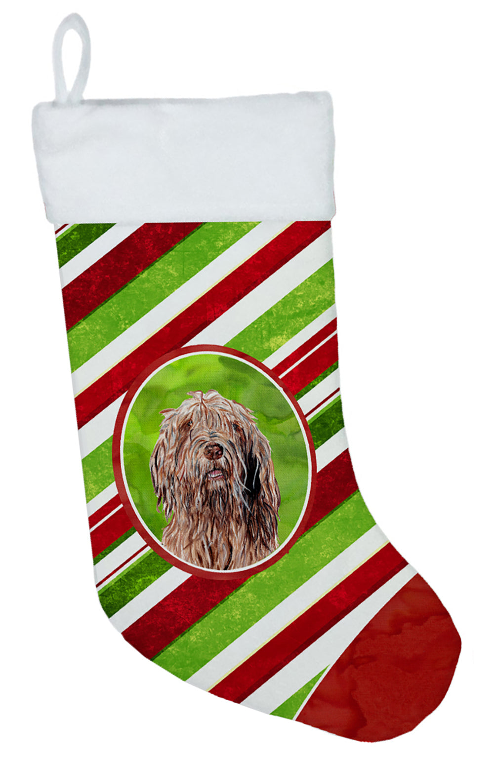 Otterhound Candy Cane Christmas Christmas Stocking SC9805-CS  the-store.com.
