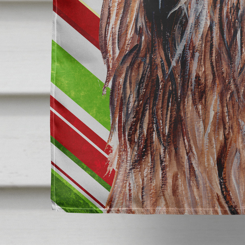 Otterhound Candy Cane Christmas Flag Canvas House Size SC9805CHF