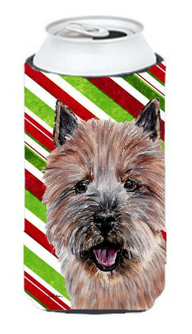 Norwich Terrier Candy Cane Christmas Tall Boy Beverage Insulator Hugger SC9806TBC by Caroline&#39;s Treasures