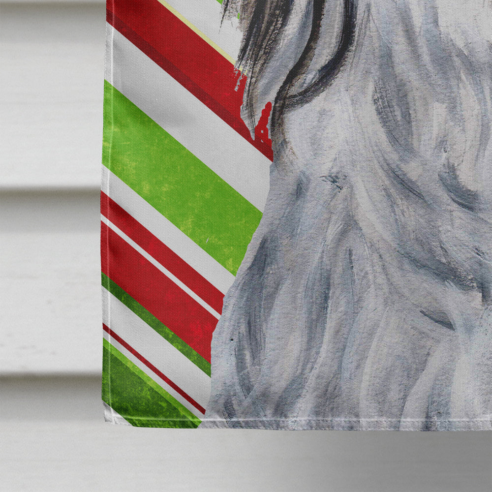 Havanese Candy Cane Christmas Flag Canvas House Size SC9809CHF  the-store.com.