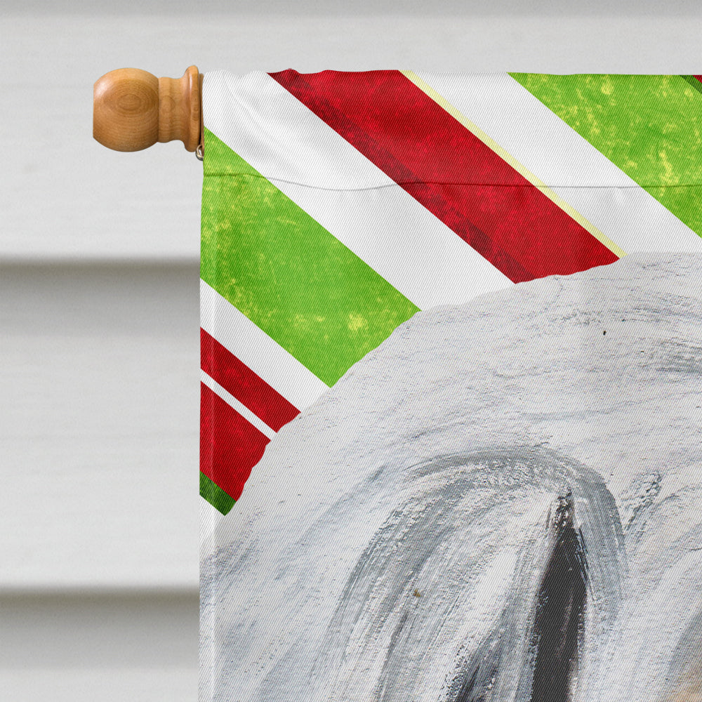 Great Pyrenees Candy Cane Christmas Flag Canvas House Size SC9810CHF
