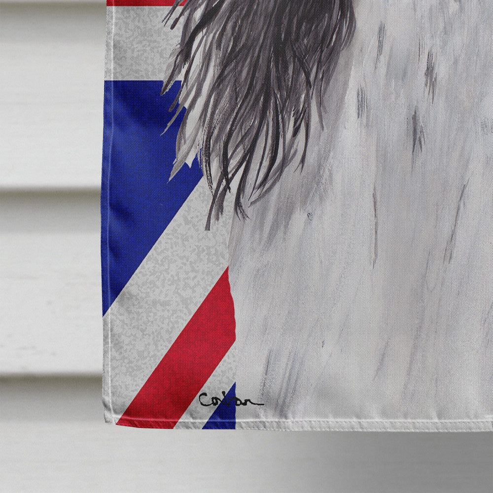 Welsh Springer Spaniel with English Union Jack British Flag Flag Canvas House Size SC9817CHF  the-store.com.