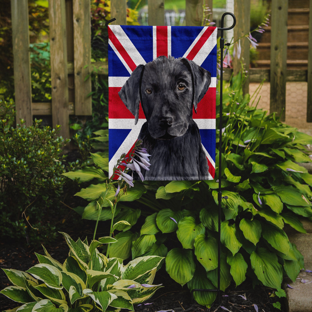 Labrador with English Union Jack British Flag Flag Garden Size  the-store.com.
