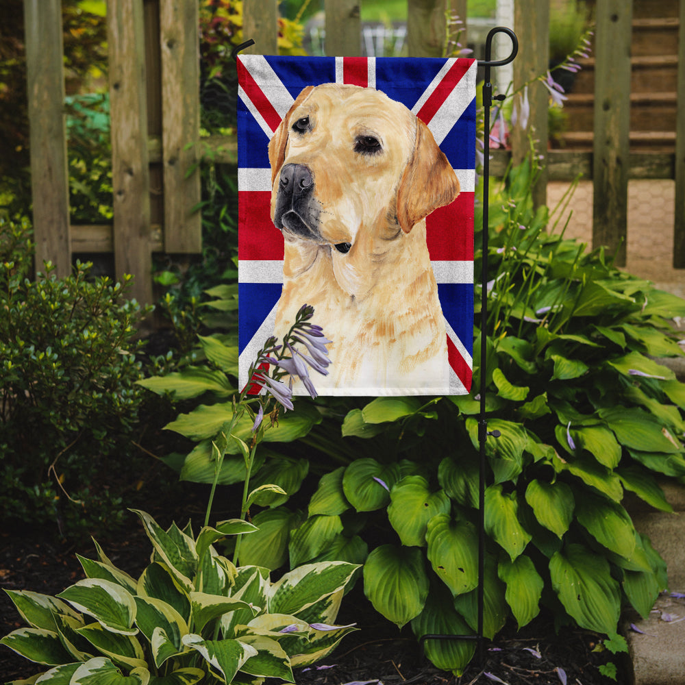 Labrador with English Union Jack British Flag Flag Garden Size SC9833GF