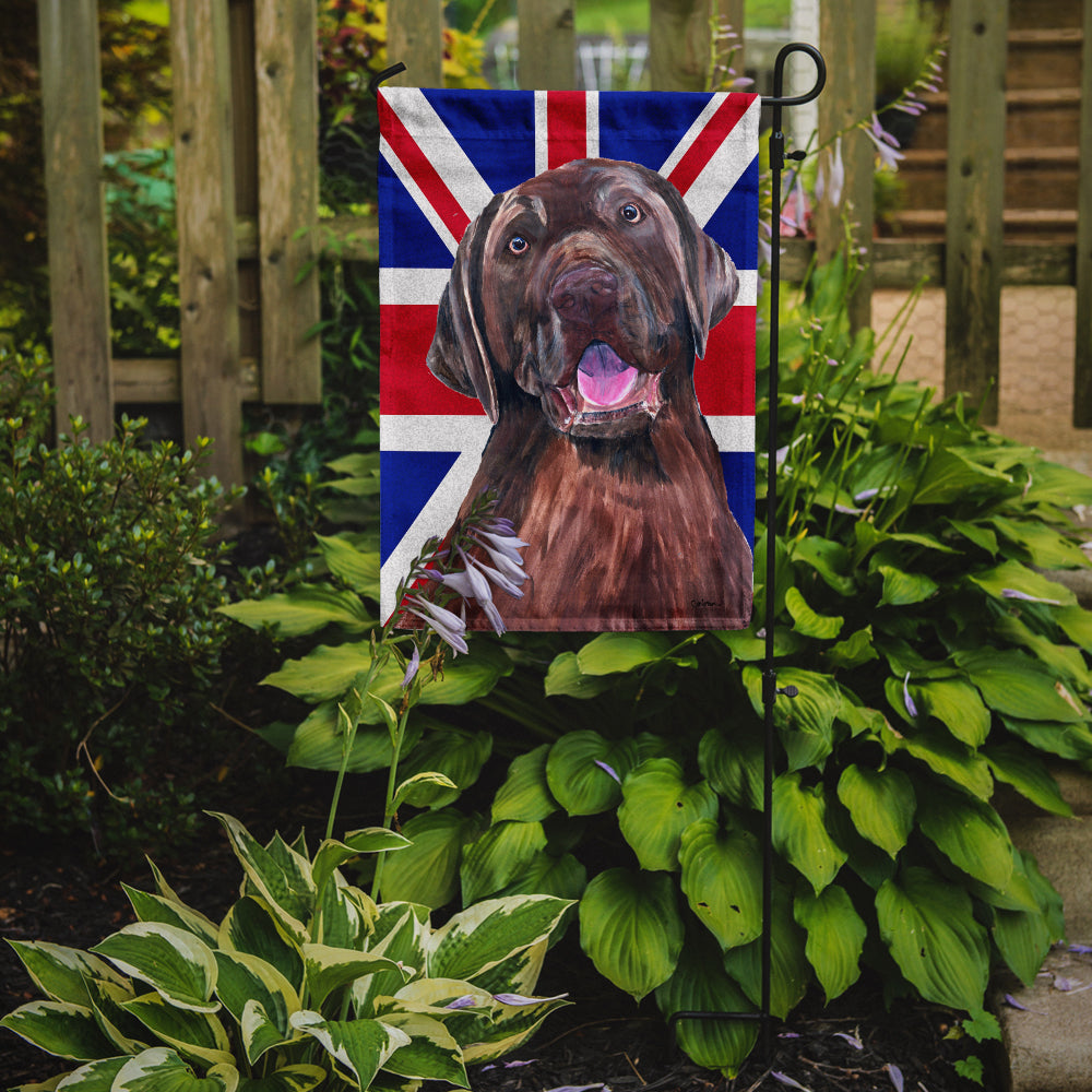 Labrador with English Union Jack British Flag Flag Garden Size SC9841GF