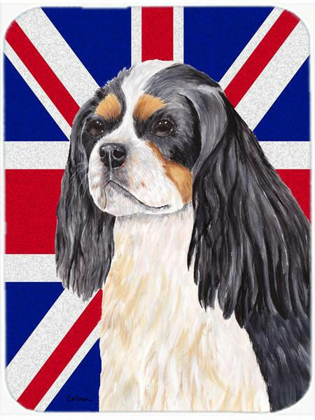 Cavalier Spaniel with English Union Jack British Flag Mouse Pad, Hot Pad or Trivet SC9848MP by Caroline&#39;s Treasures