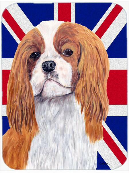 Cavalier Spaniel with English Union Jack British Flag Mouse Pad, Hot Pad or Trivet SC9851MP by Caroline&#39;s Treasures