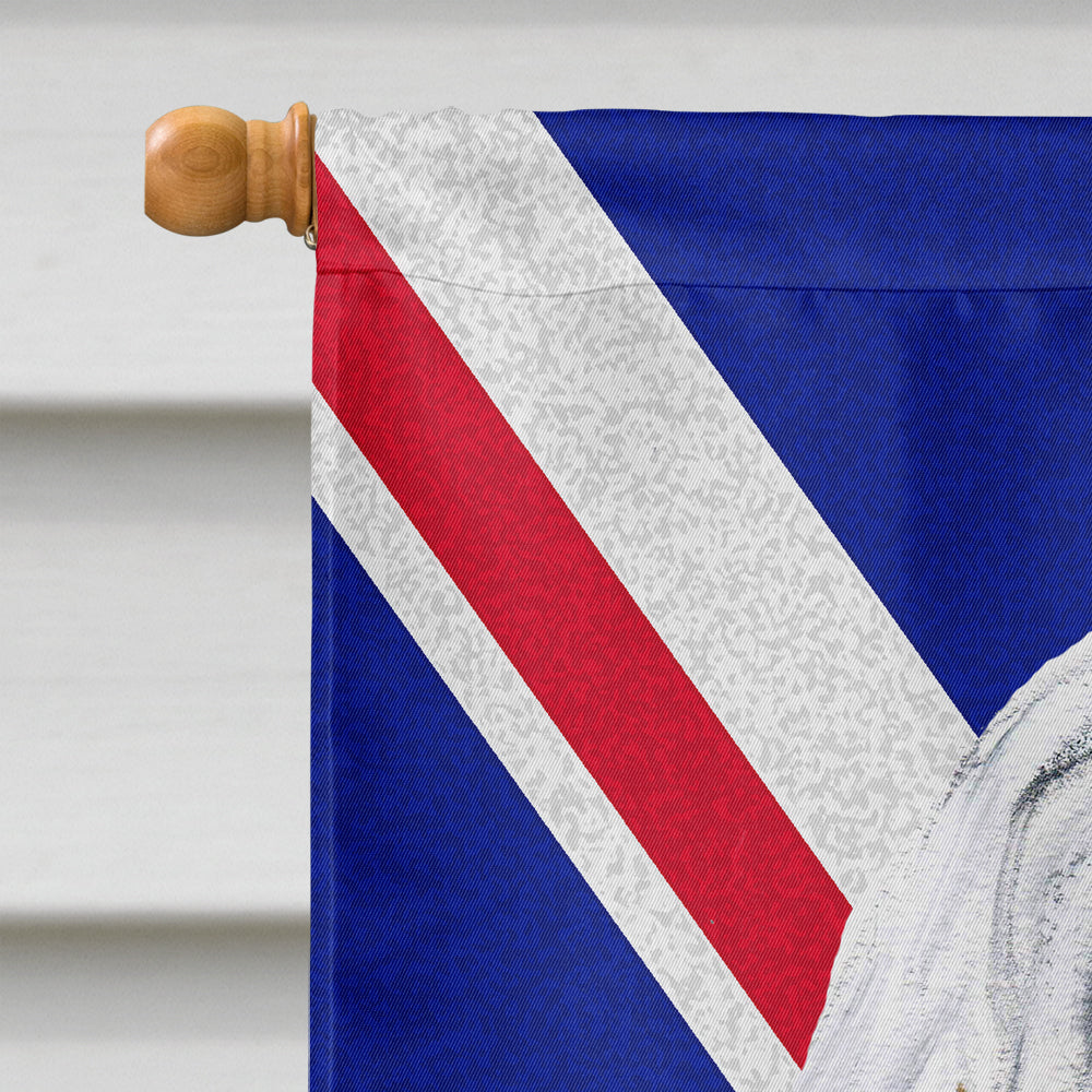 Havanese with English Union Jack British Flag Flag Canvas House Size SC9874CHF