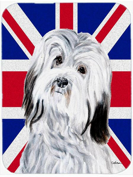 Havanese with English Union Jack British Flag Mouse Pad, Hot Pad or Trivet SC9874MP by Caroline&#39;s Treasures