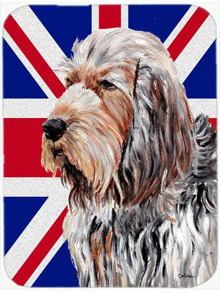 Otterhound with English Union Jack British Flag Mouse Pad, Hot Pad or Trivet SC9879MP by Caroline&#39;s Treasures