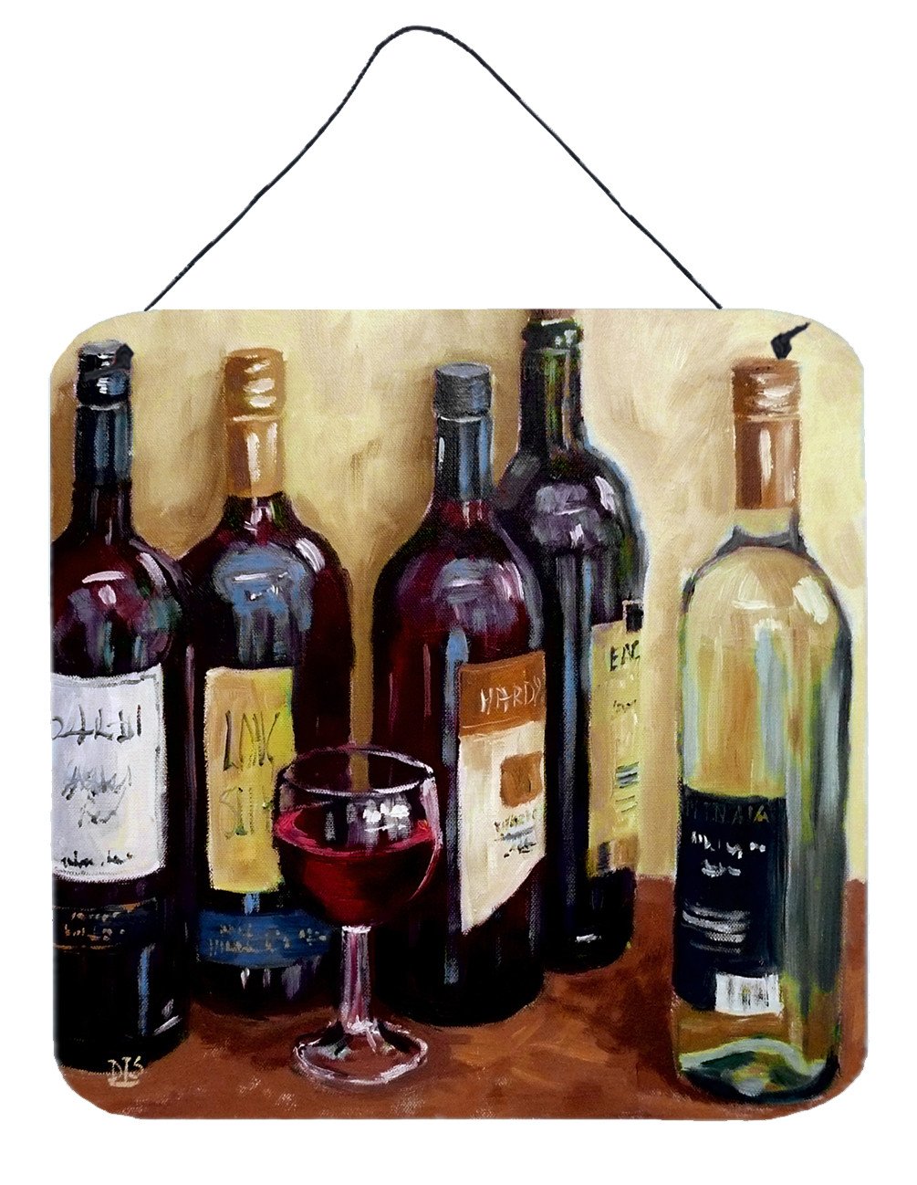 Wine by David Smith Wall or Door Hanging Prints SDSM0118DS66 by Caroline&#39;s Treasures