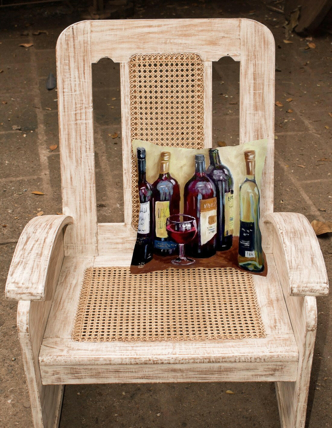 Caroline's Treasures Wine by David Smith Canvas Decorative Pillow SDSM0118PW1414