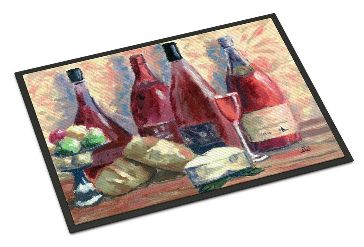 Wine and Cheese by David Smith Indoor or Outdoor Mat 24x36 SDSM0127JMAT - the-store.com