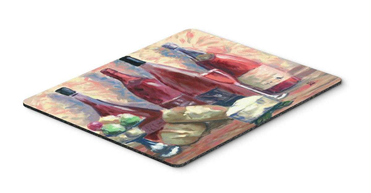 Wine and Cheese by David Smith Mouse Pad, Hot Pad or Trivet SDSM0127MP by Caroline&#39;s Treasures
