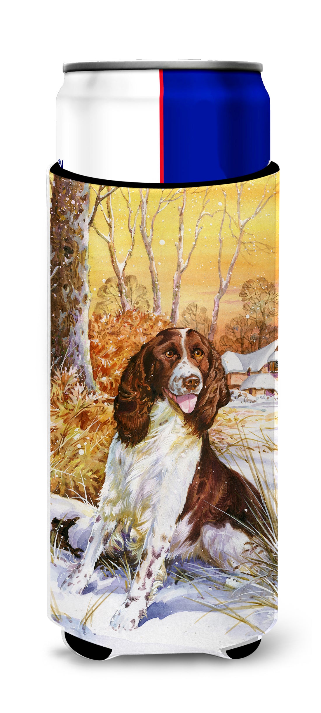 Springer Spaniel by Don Squires Ultra Beverage Insulators for slim cans SDSQ0388MUK