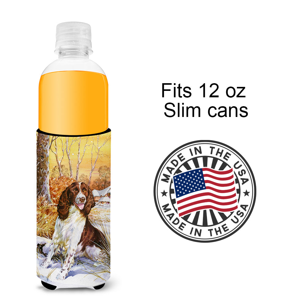 Springer Spaniel by Don Squires Ultra Beverage Insulators for slim cans SDSQ0388MUK  the-store.com.