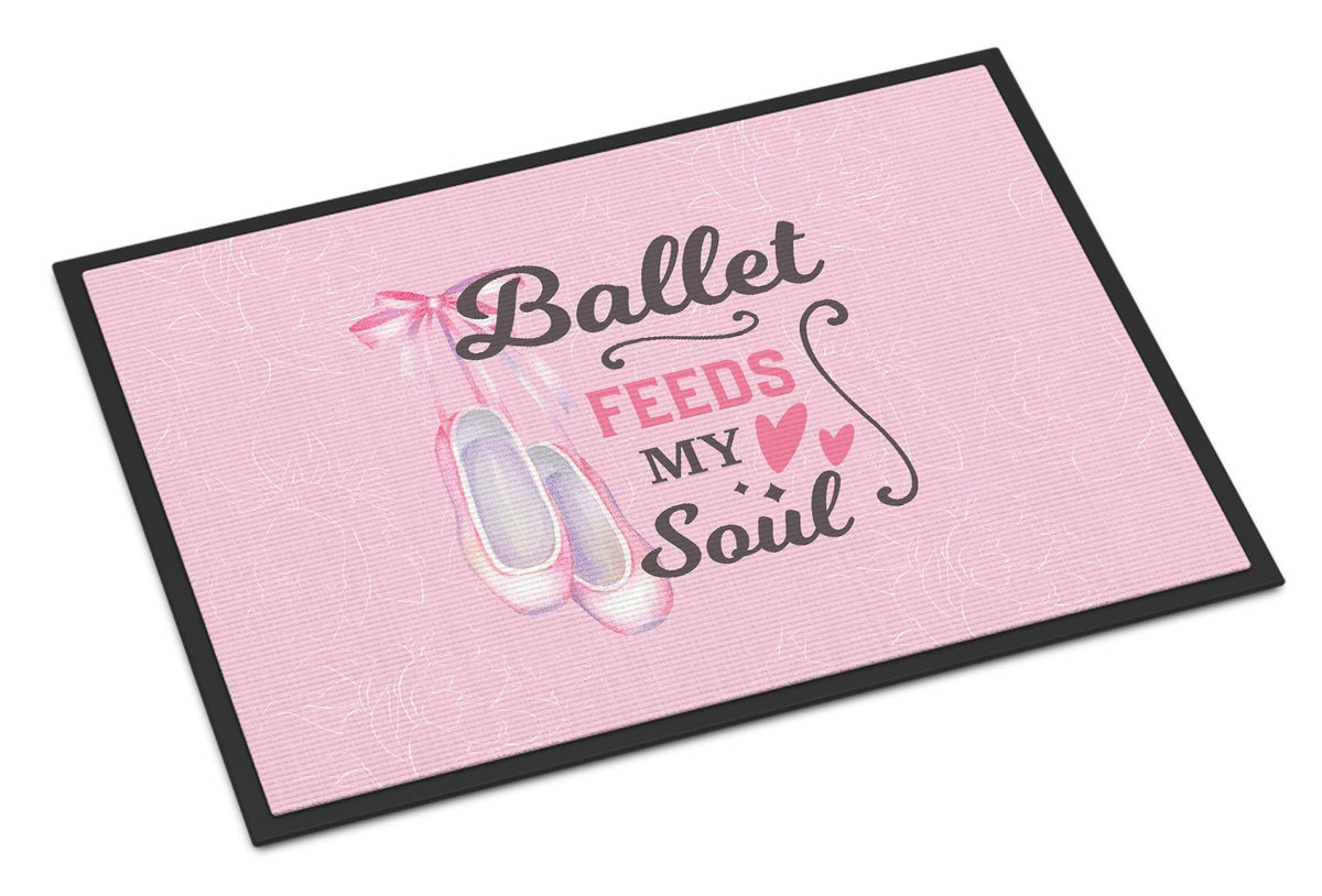 Buy this Ballet Feeds my Soul Indoor or Outdoor Mat 24x36