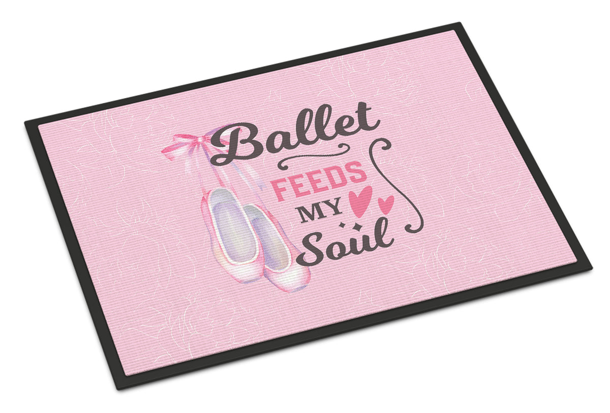 Ballet Feeds my Soul Indoor or Outdoor Mat 18x27 - the-store.com