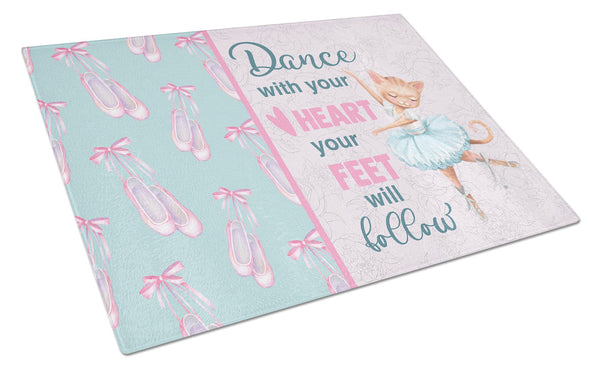 Buy this Dance with your heart and your feet will follow Glass Cutting Board Large
