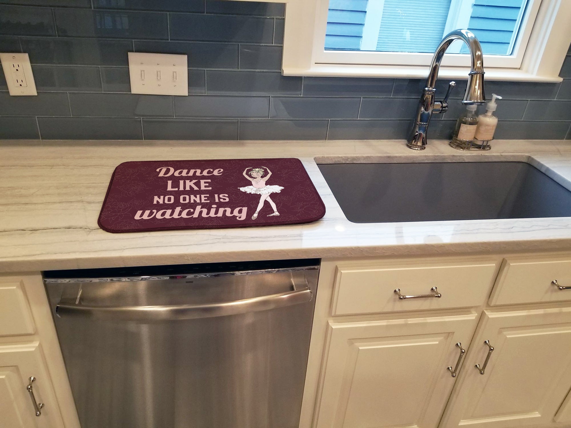 Dance like no one is watching Dish Drying Mat  the-store.com.