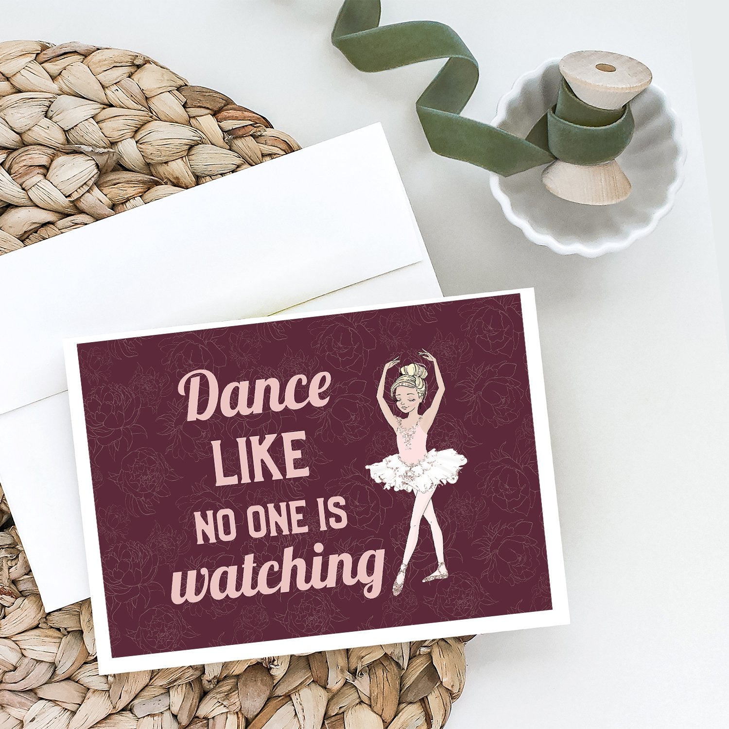 Dance like no one is watching Greeting Cards and Envelopes Pack of 8 - the-store.com