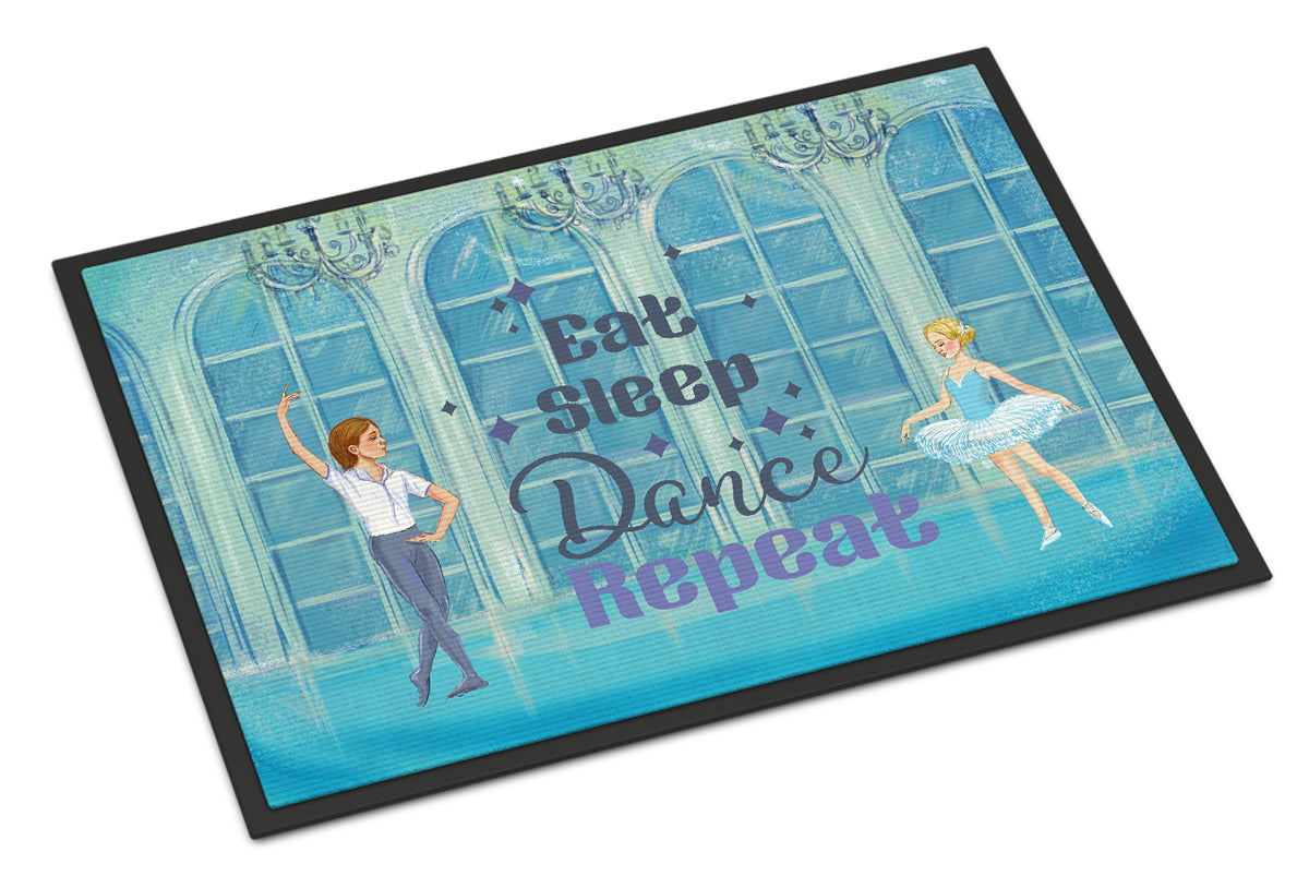 Eat Sleep Dance Repeat Indoor or Outdoor Mat 18x27 - the-store.com