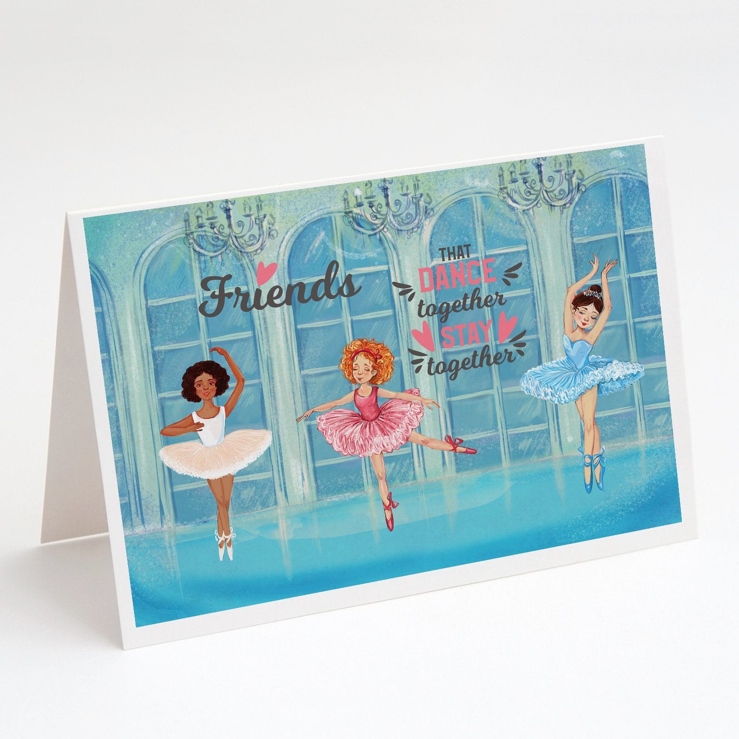Buy this Friends that Dance together stay together Greeting Cards and Envelopes Pack of 8