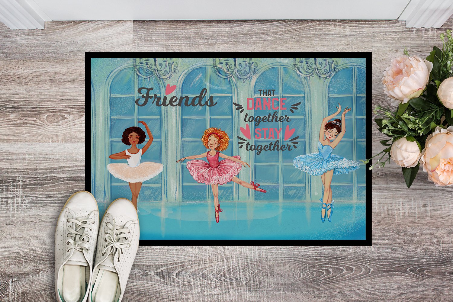Friends that Dance together stay together Indoor or Outdoor Mat 24x36 - the-store.com