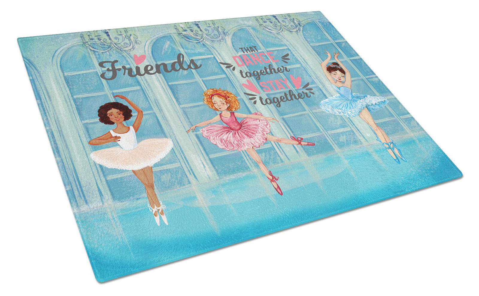 Buy this Friends that Dance together stay together Glass Cutting Board Large