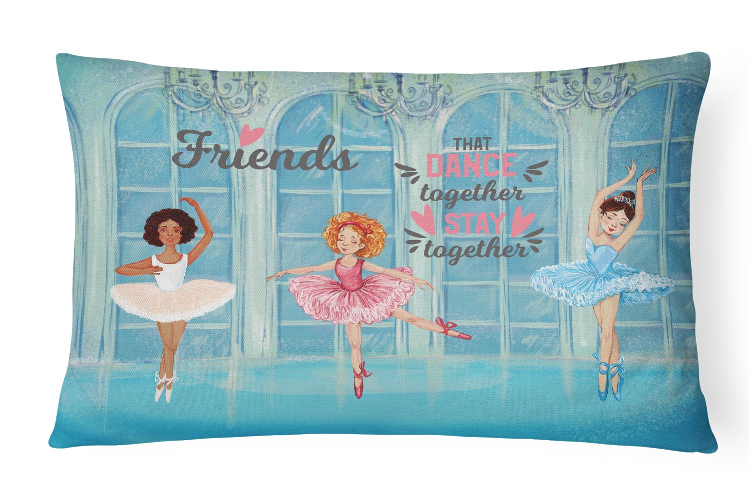 Buy this Friends that Dance together stay together Canvas Fabric Decorative Pillow