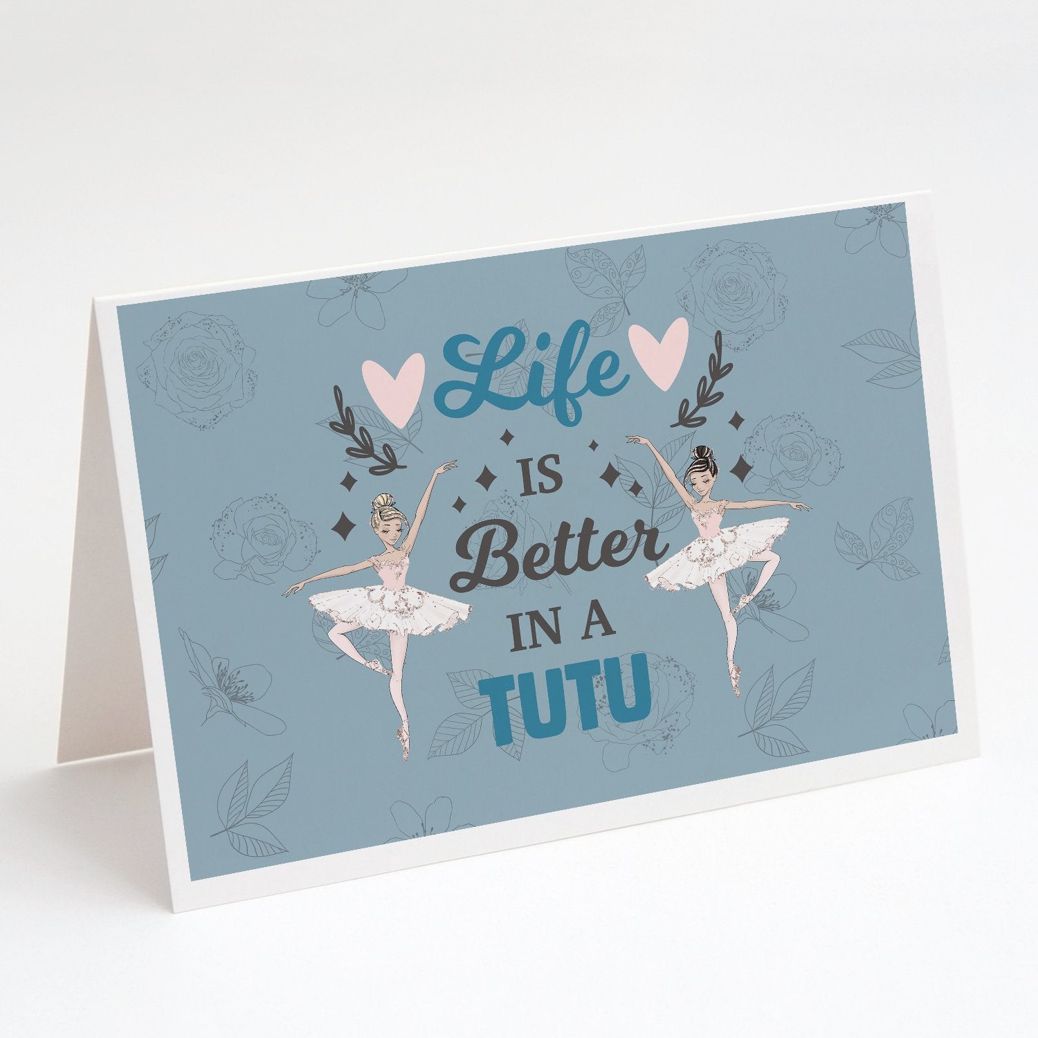 Buy this Life is Better in a Tutu Dance Greeting Cards and Envelopes Pack of 8