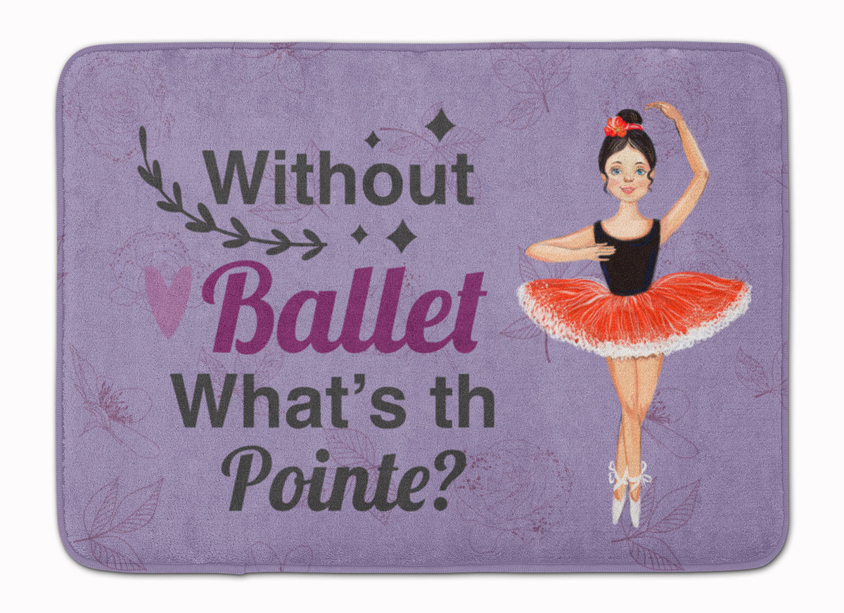 Without Ballet What&#39;s the Pointe Dance Machine Washable Memory Foam Mat - the-store.com