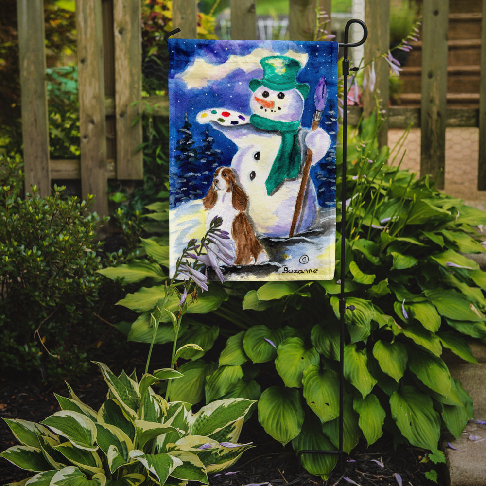 Caroline's Treasures English Springer Spaniel Garden Flag – Decorative Outdoor Yard Flag