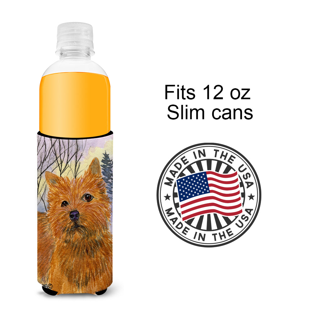Norwich Terrier Ultra Beverage Insulators for slim cans SS1012MUK