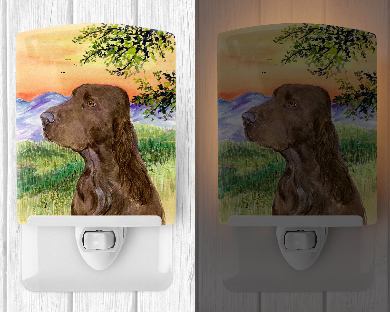 Caroline's Treasures Field Spaniel Ceramic Night Light SS1017CNL