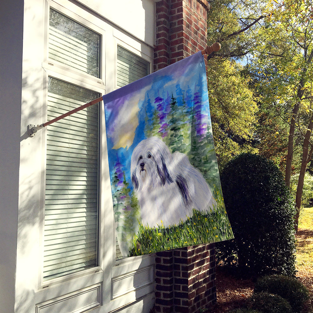 Caroline's Treasures Havanese Flag Canvas House Size