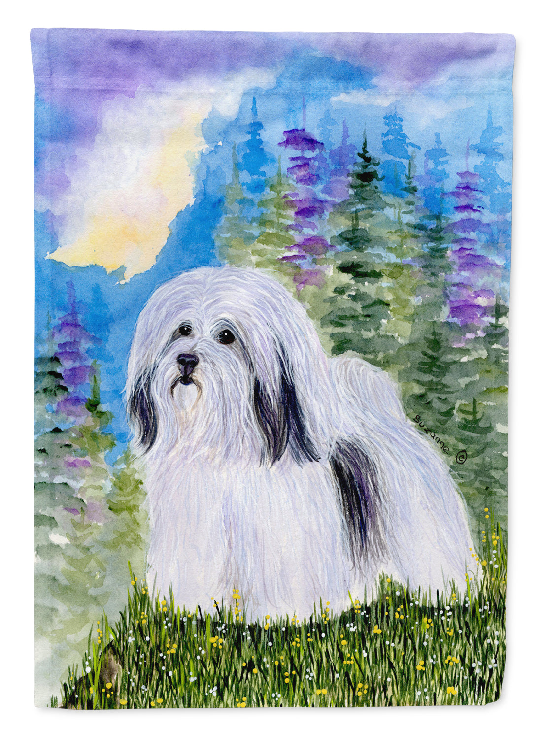 Havanese Flag Canvas House Size  the-store.com.