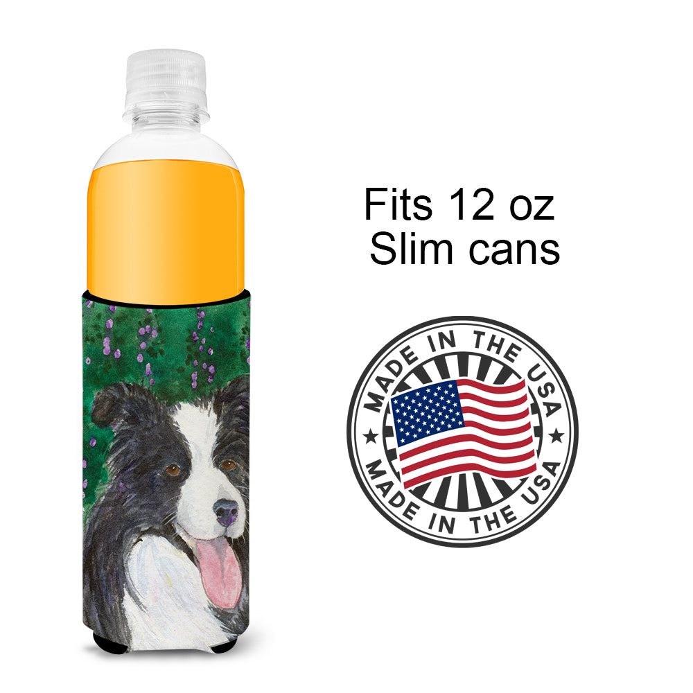 Border Collie Ultra Beverage Insulators for slim cans SS1053MUK