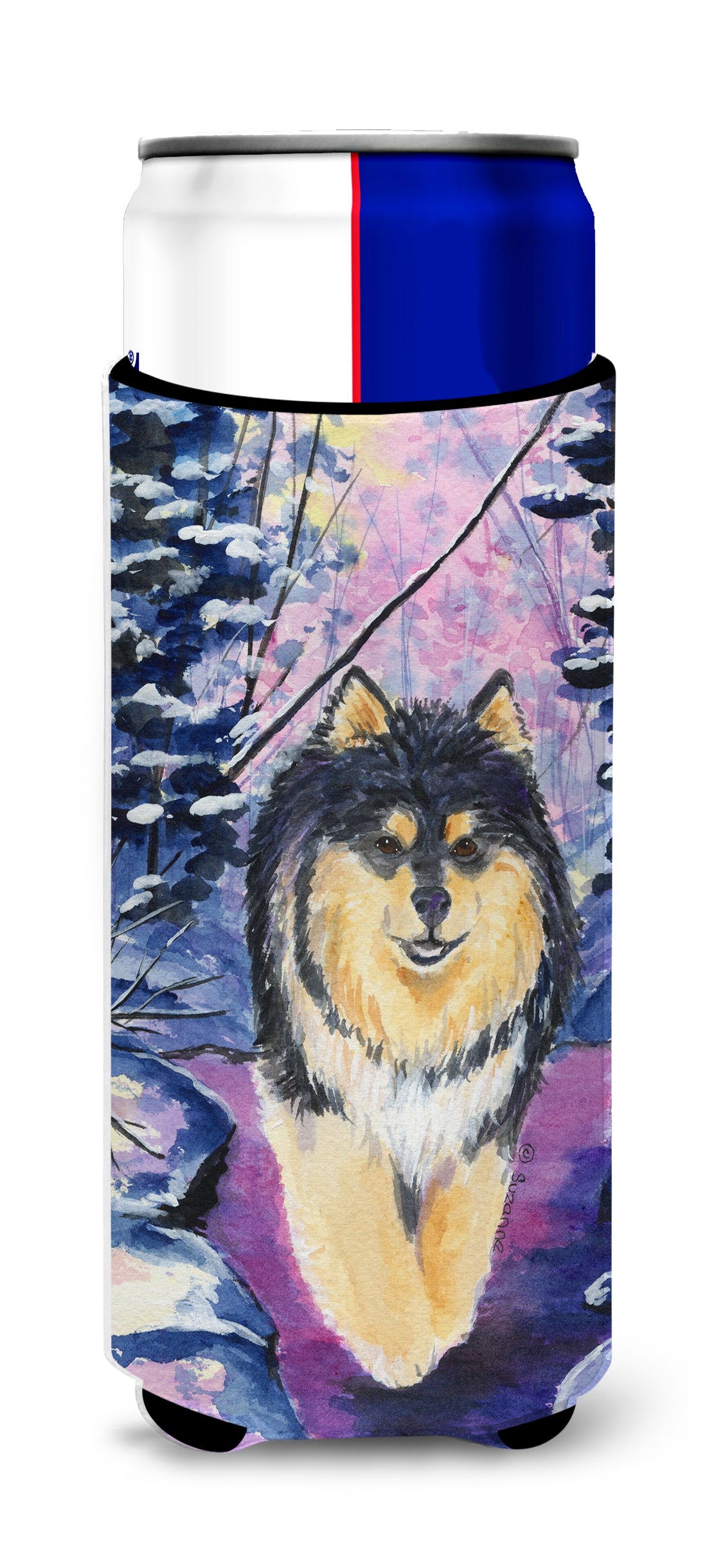 Finnish Lapphund Ultra Beverage Insulators for slim cans SS1054MUK