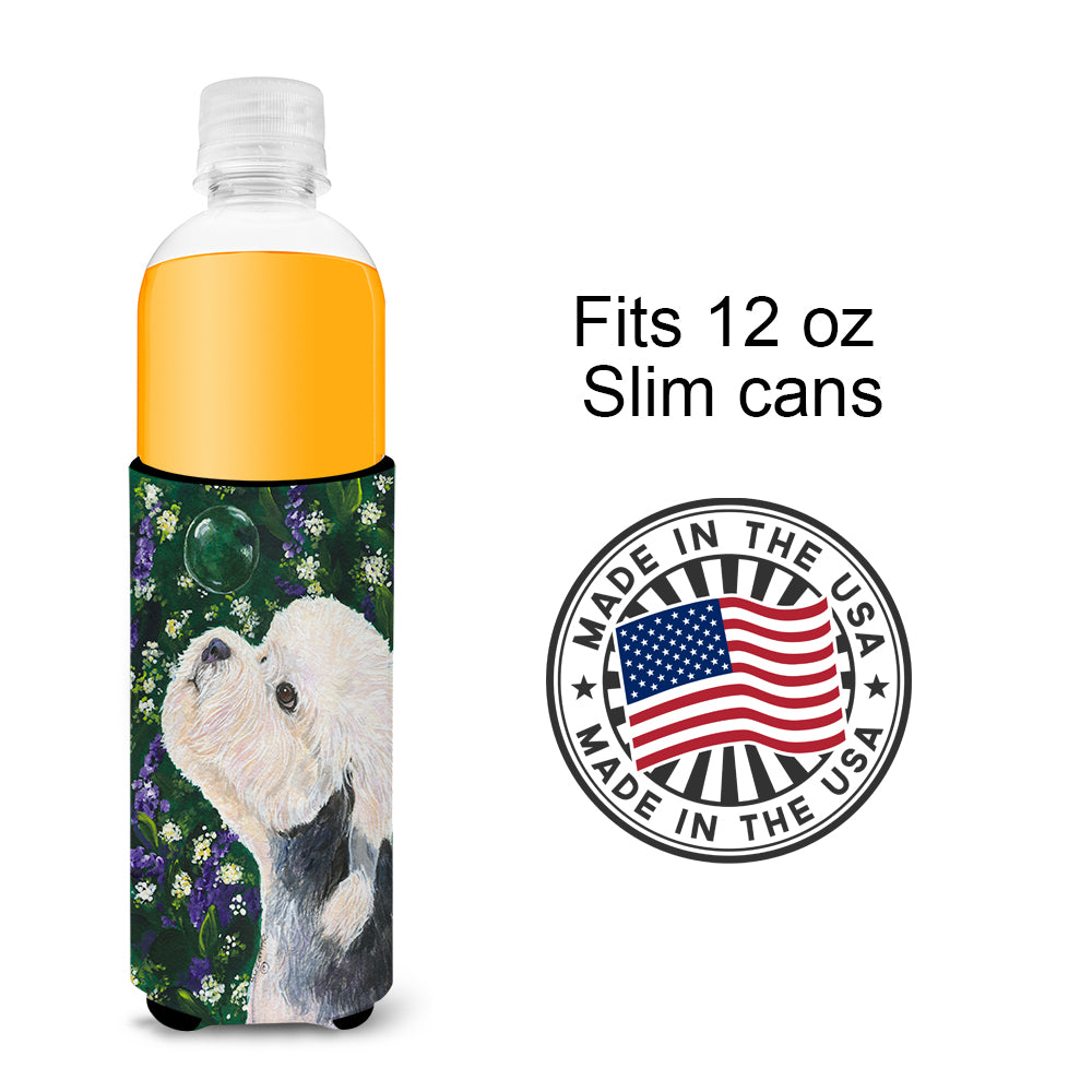 Dandie Dinmont Terrier Ultra Beverage Insulators for slim cans SS1055MUK.
