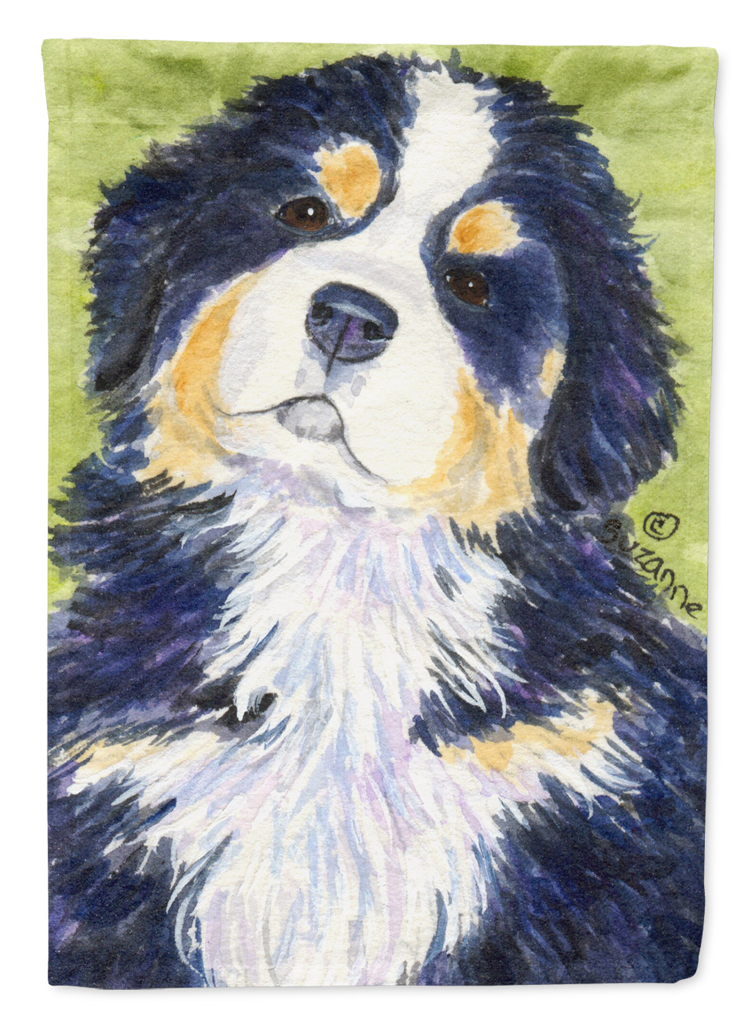 Bernese Mountain Dog Flag Canvas House Size  the-store.com.