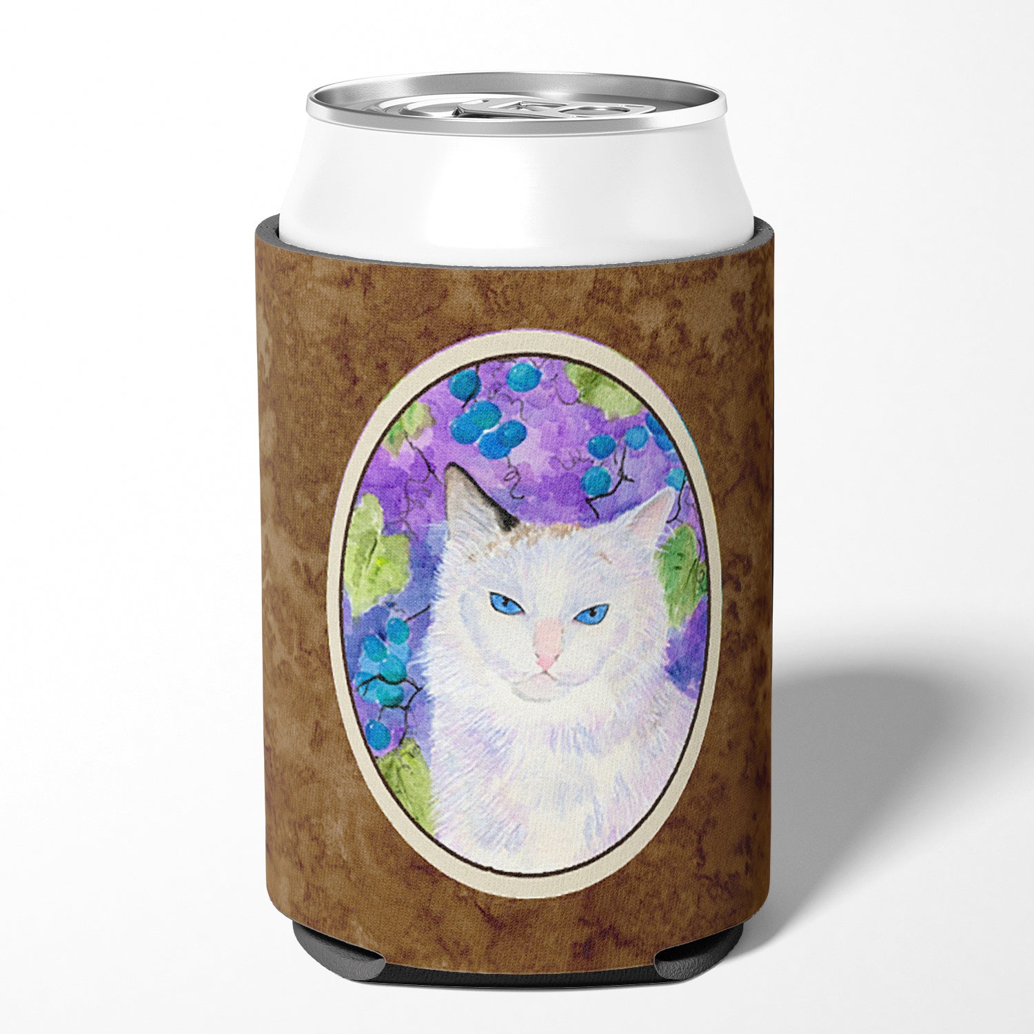 Cat Can or Bottle Beverage Insulator Hugger.