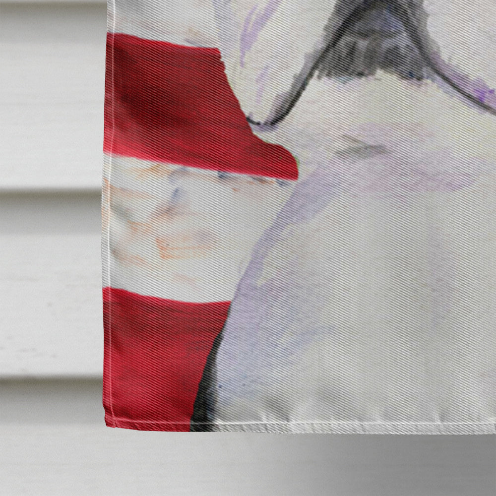 USA American Flag with Boston Terrier Flag Canvas House Size  the-store.com.