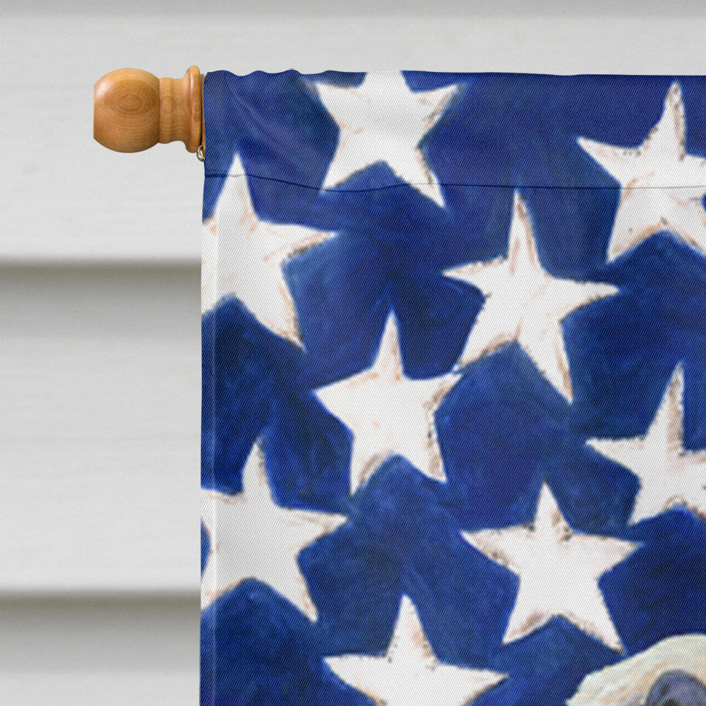 USA American Flag with Dandie Dinmont Terrier Flag Canvas House Size  the-store.com.